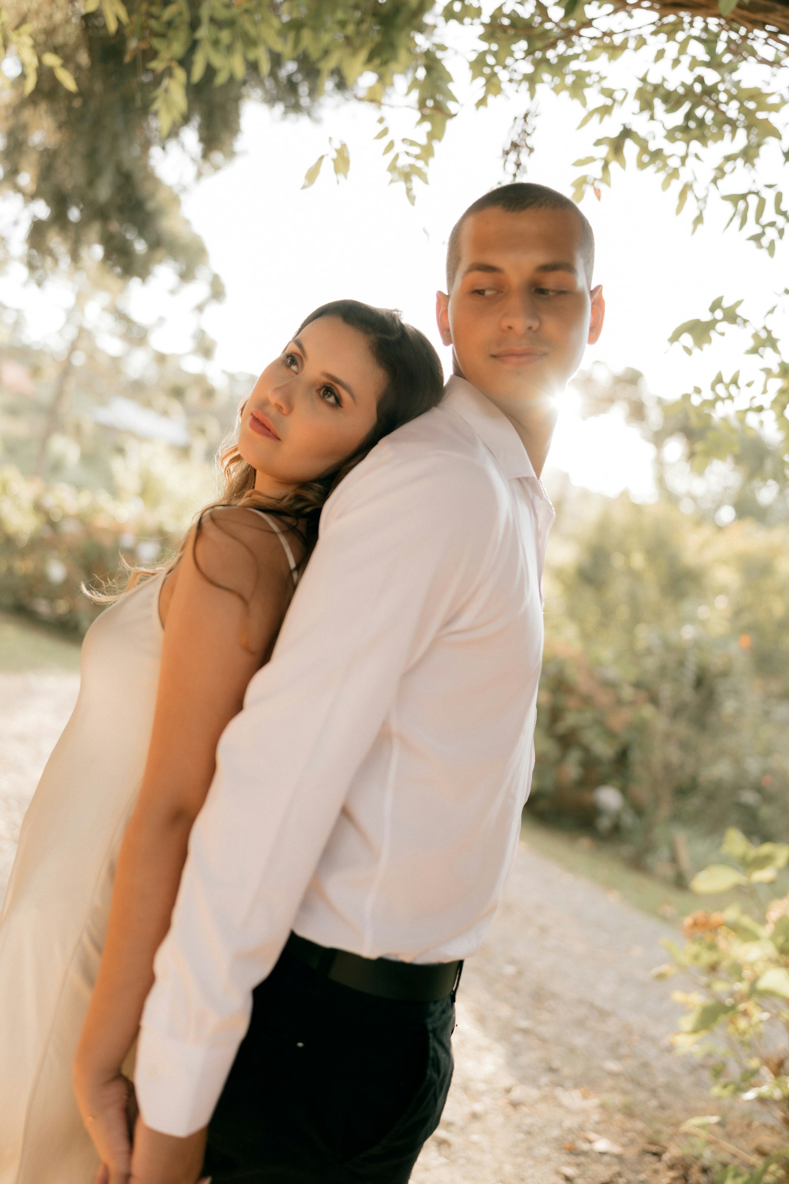 A couple together in warm light — rebuilding trust becomes more realistic when sobriety is supported over time